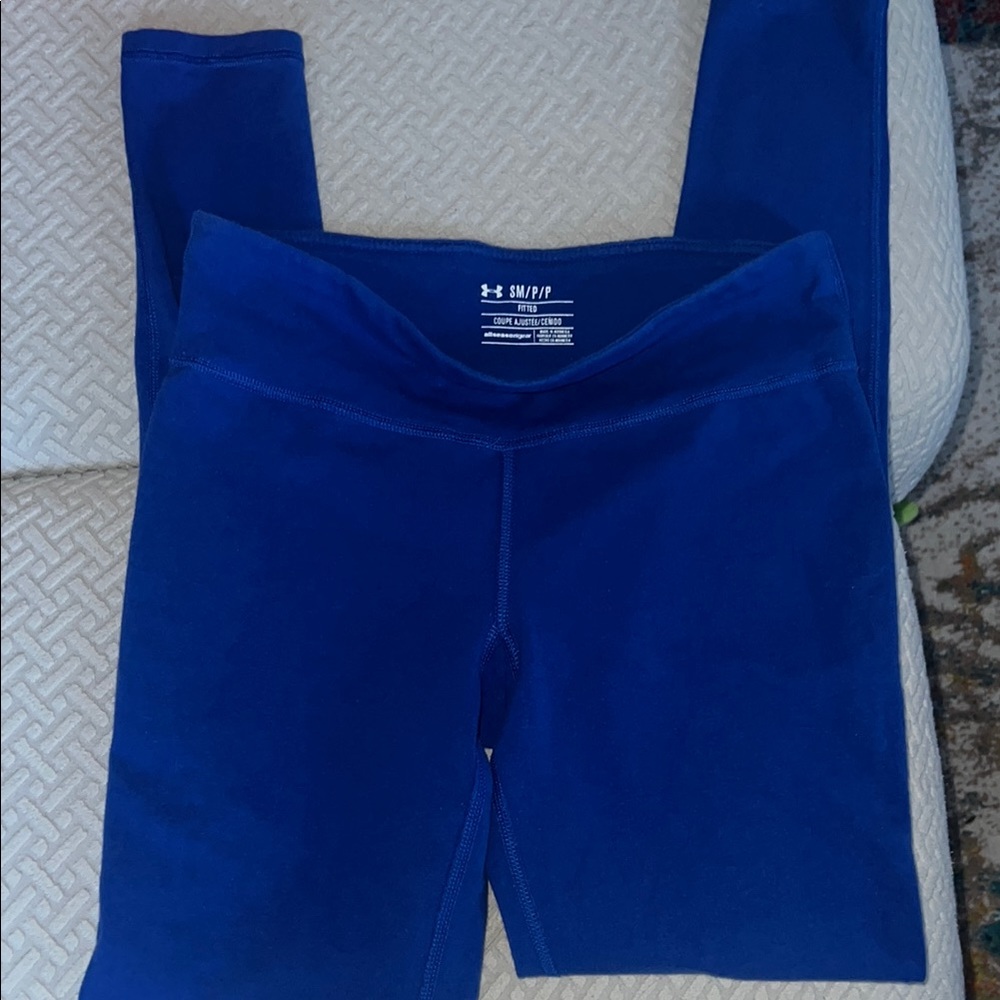 Women’s all weather Under Armour Blue Performance Leggings